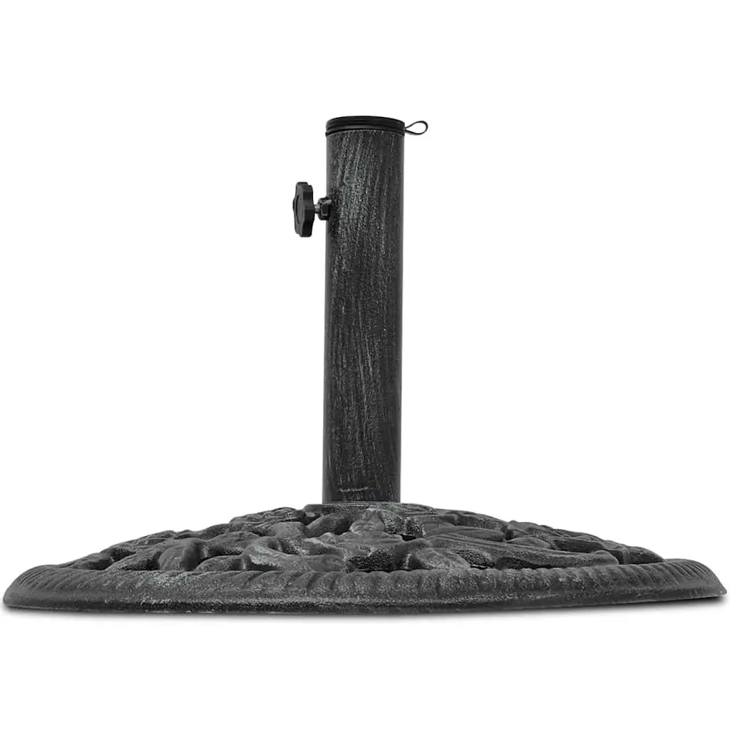 Outdoor Umbrella Base Cast Iron Green 12kg