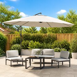 Practical 3.5m Parasol for Patio Shade and Comfort