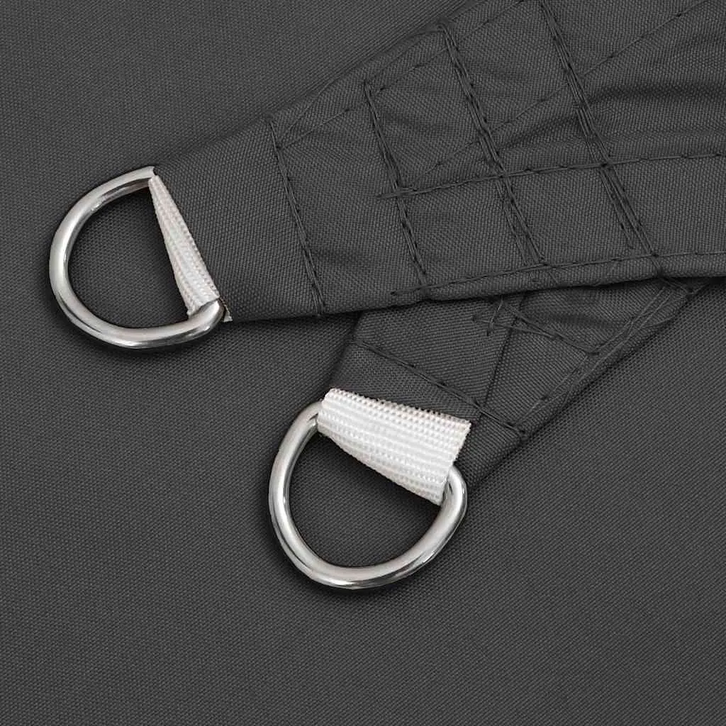 Rectangular Sunshade Sail PU Coated Oxford Fabric 4x6 m Anthracite
