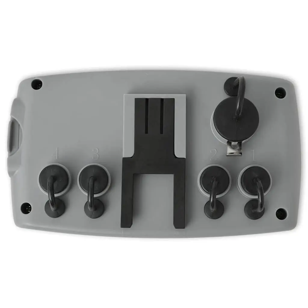 Automatic Irrigation Timer ABS Black 4 Station Garden Watering Control System