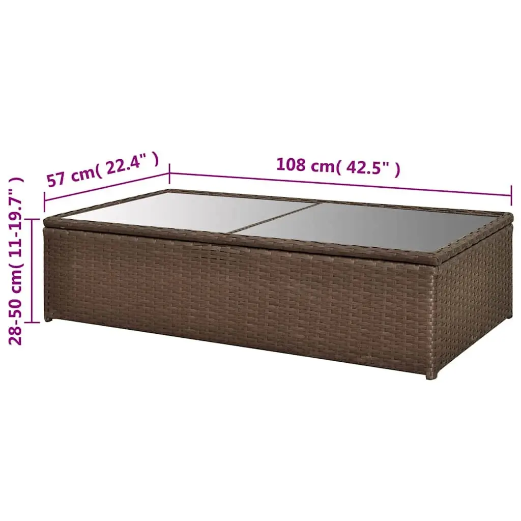 4 Piece Garden Lounge Set for Patios