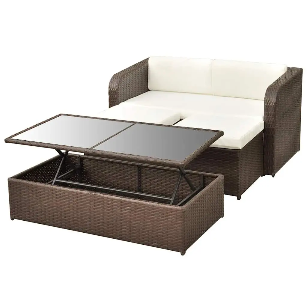 4 Piece Garden Lounge Set for Patios