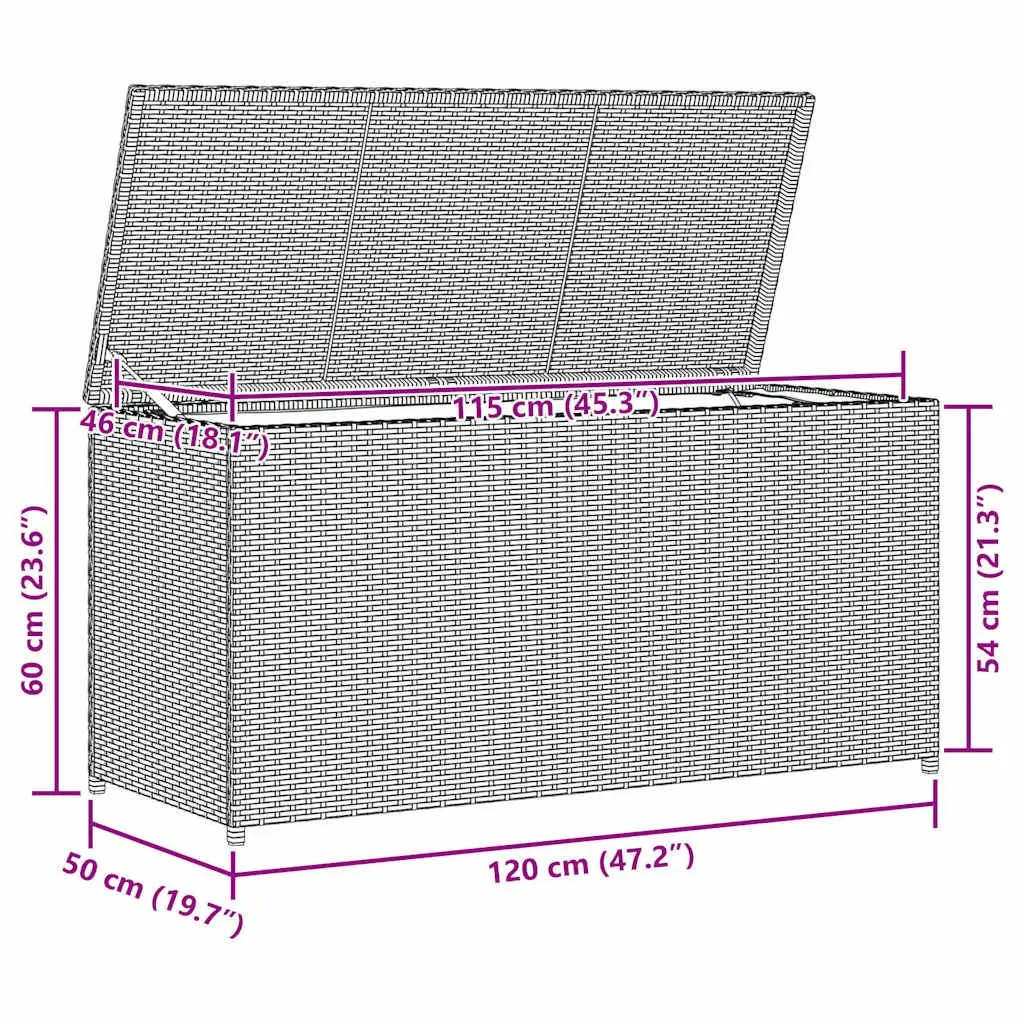 Black Storage Box for Outdoor Needs