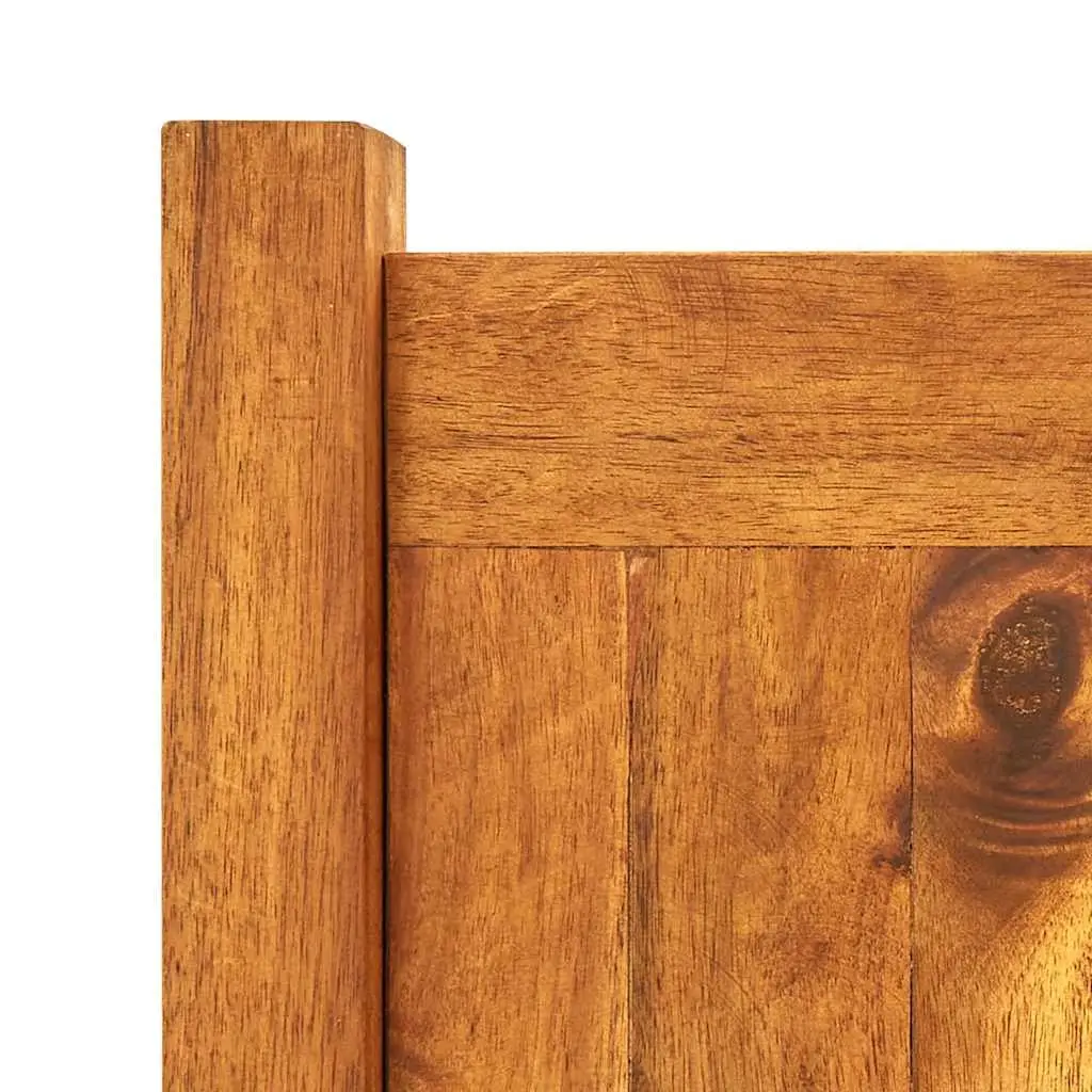 Wooden Raised Bed Planter Box Acacia 150x30x25cm Brown