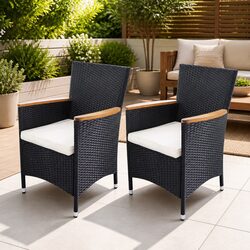 Black Outdoor Garden Chairs for Various Settings