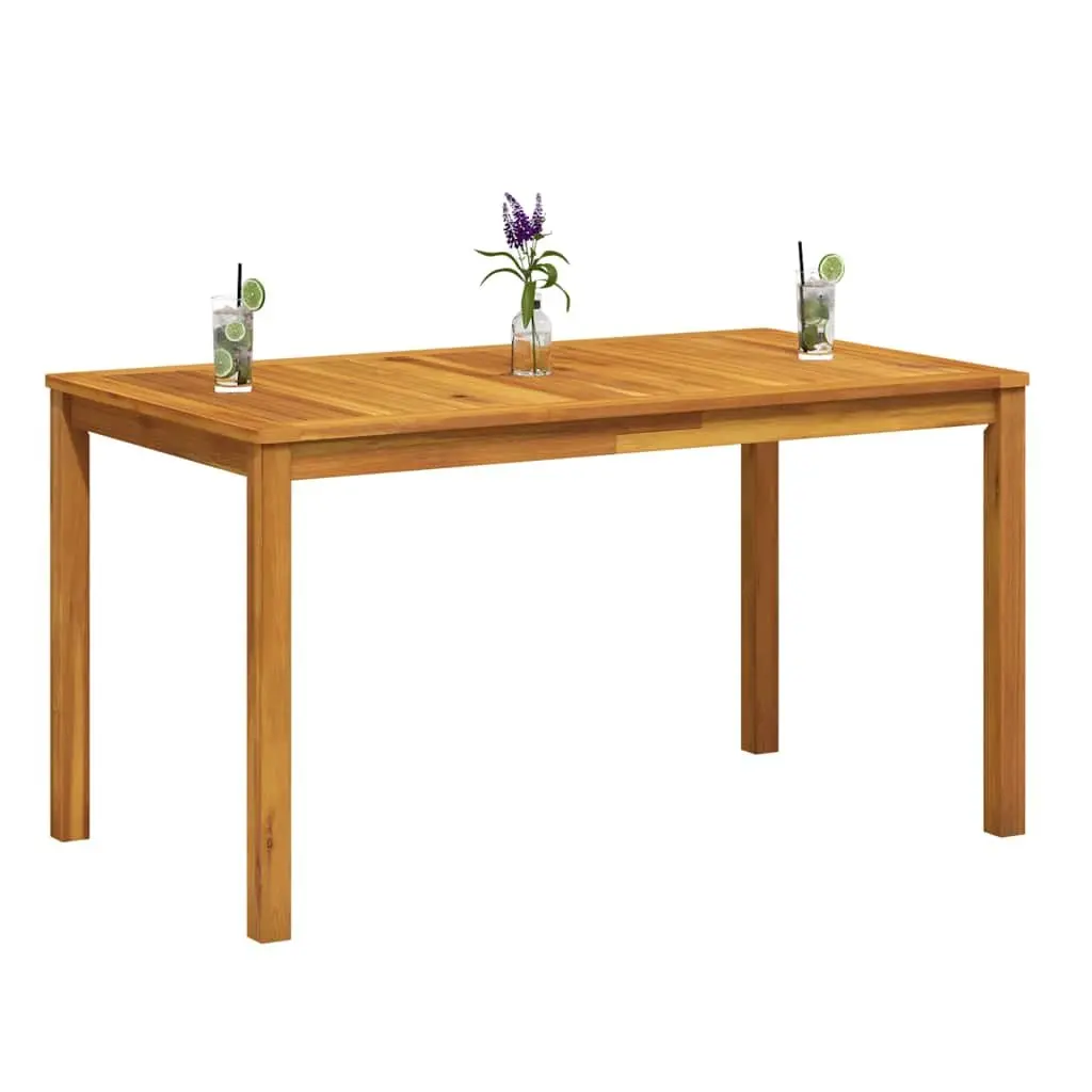 Acacia Wood Dining Table for Outdoor Use