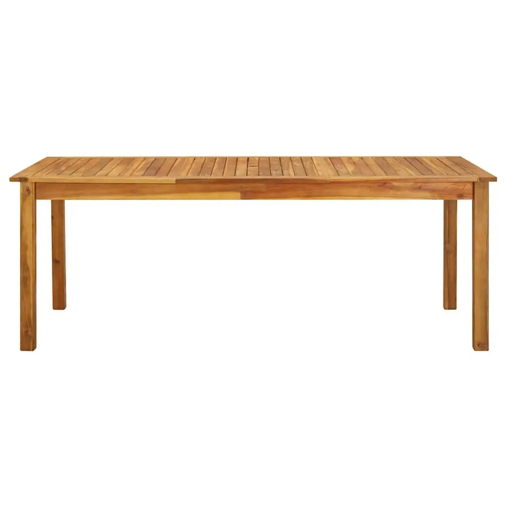 Acacia Wood Table for Garden and Patio Use
