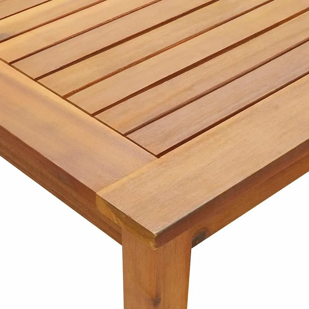 Acacia Wood Table for Garden and Patio Use