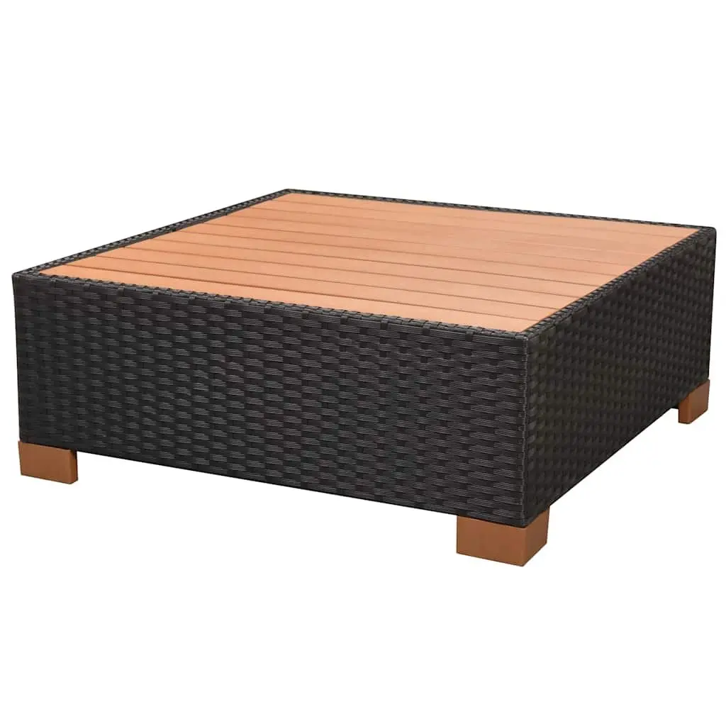 7 Piece Outdoor Garden Lounge Set Poly Rattan Sofa Patio Furniture with Cushions