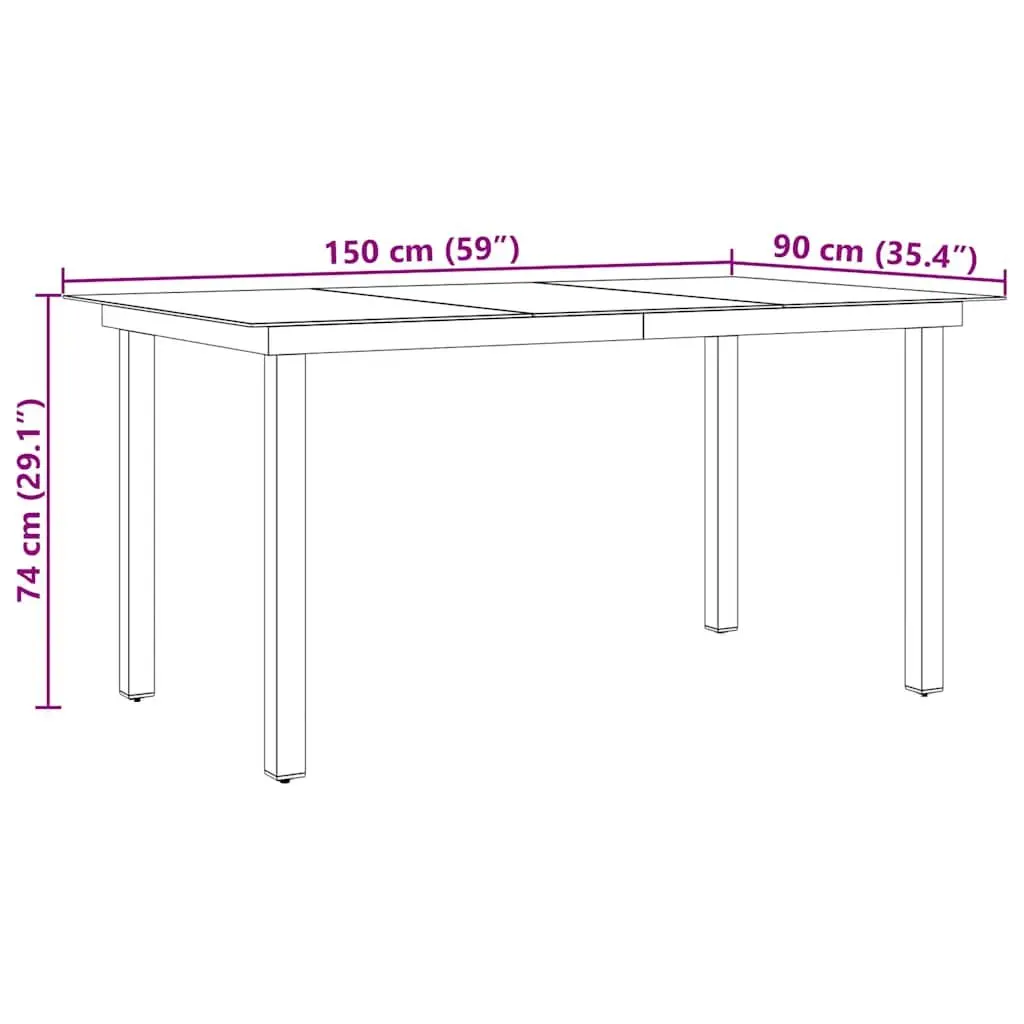 Garden Table for Patios and Terraces