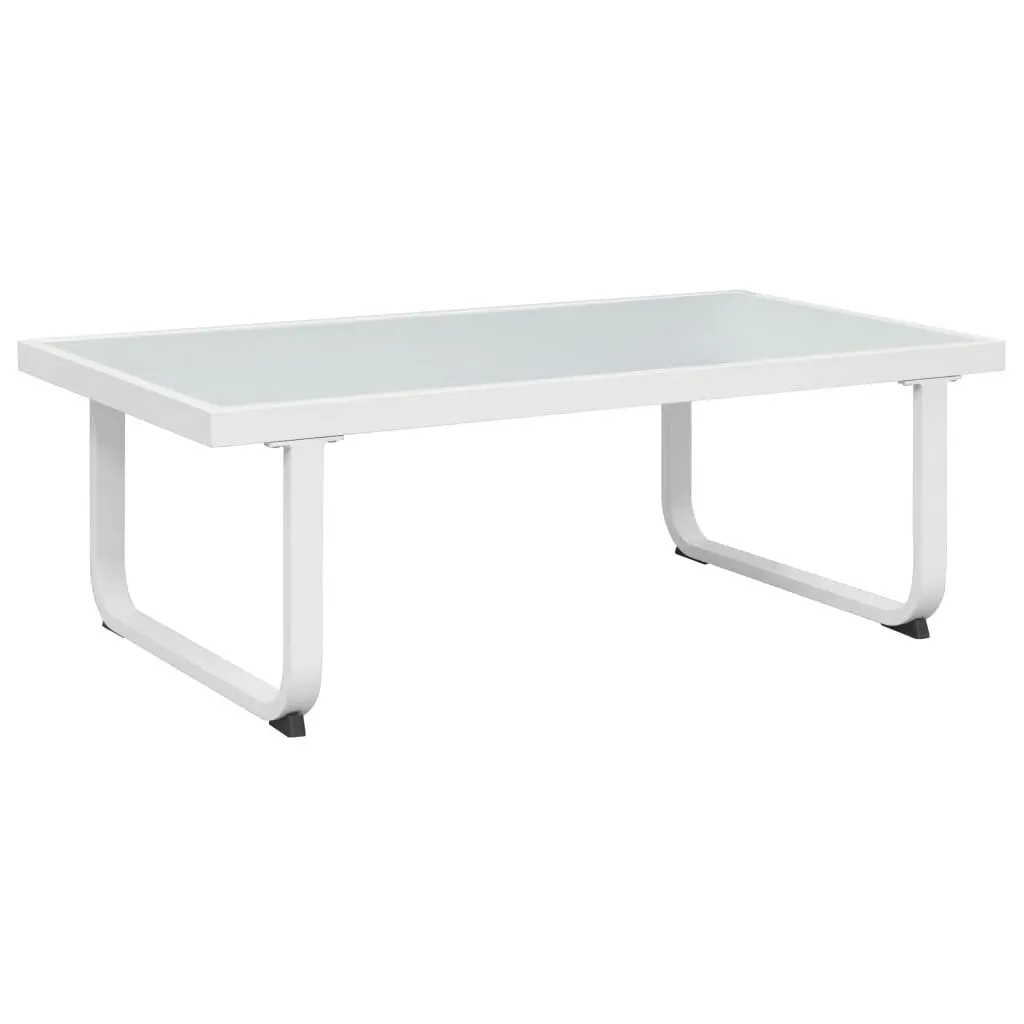 5 Piece Lounge Set Aluminium Frame Textilene Seating Black Sofa Coffee Table for Outdoor Garden Patio