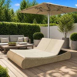 Versatile Outdoor Lounge Bed for Your Garden