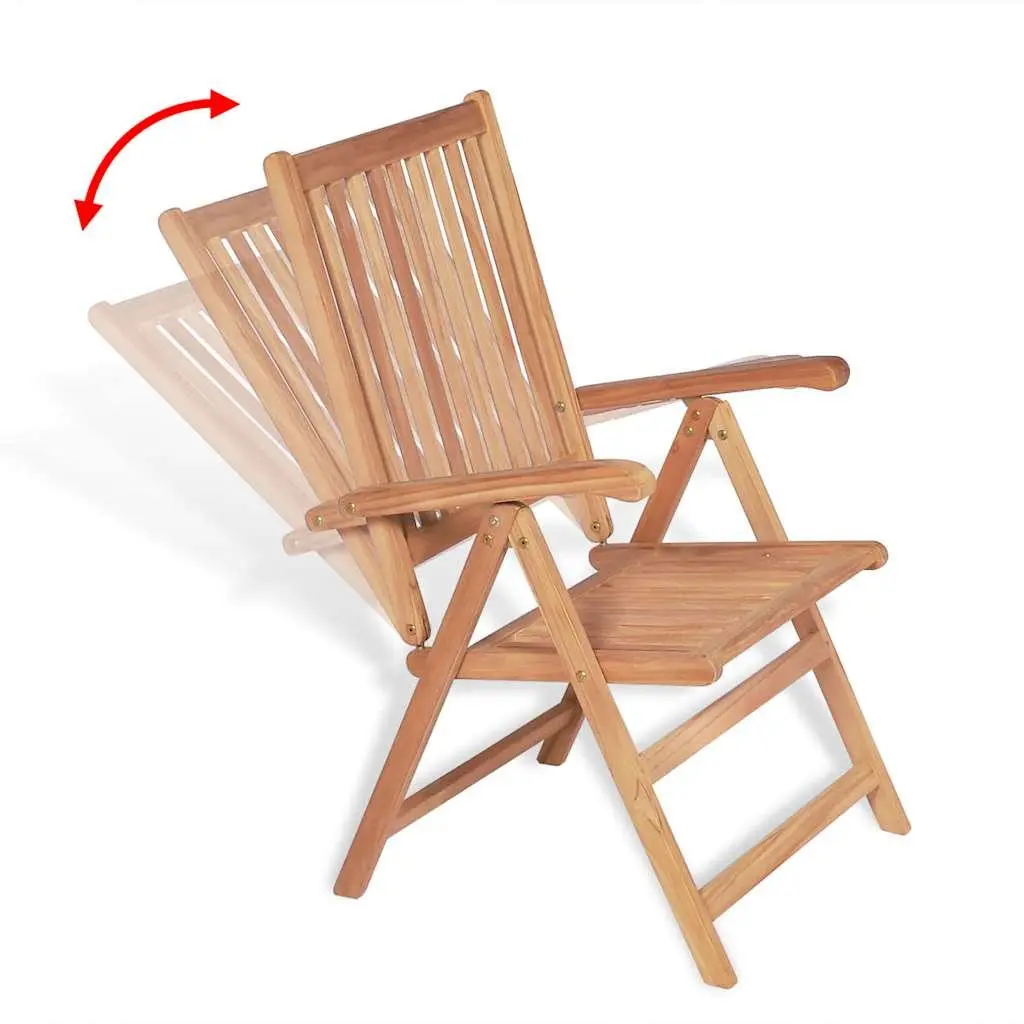 7-Piece Outdoor Dining Set with Folding Chairs