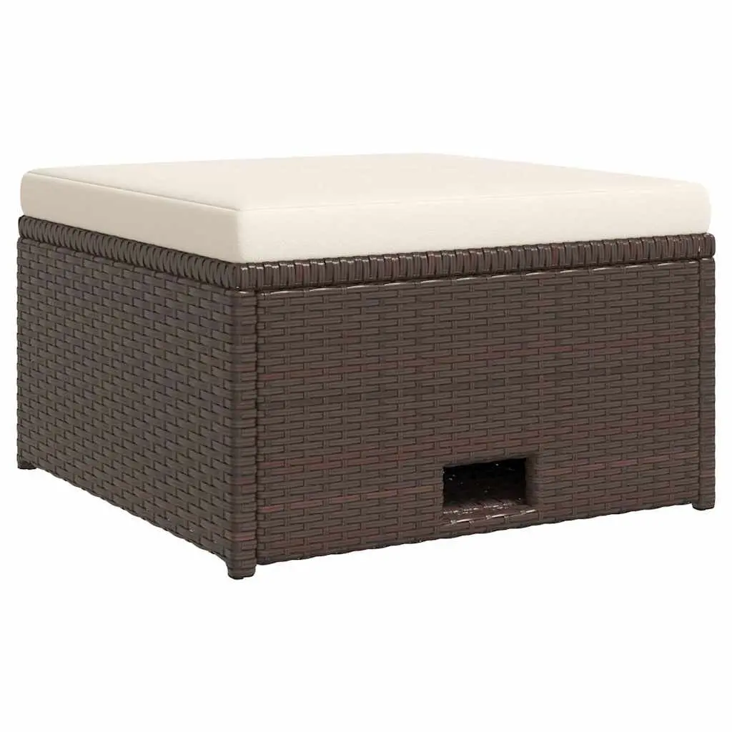 4 Piece Rattan Lounge Set for Outdoor Use