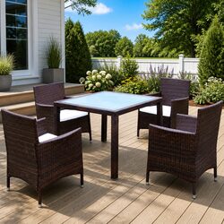 Perfect for Outdoor Gatherings: 5-Piece Dining Set