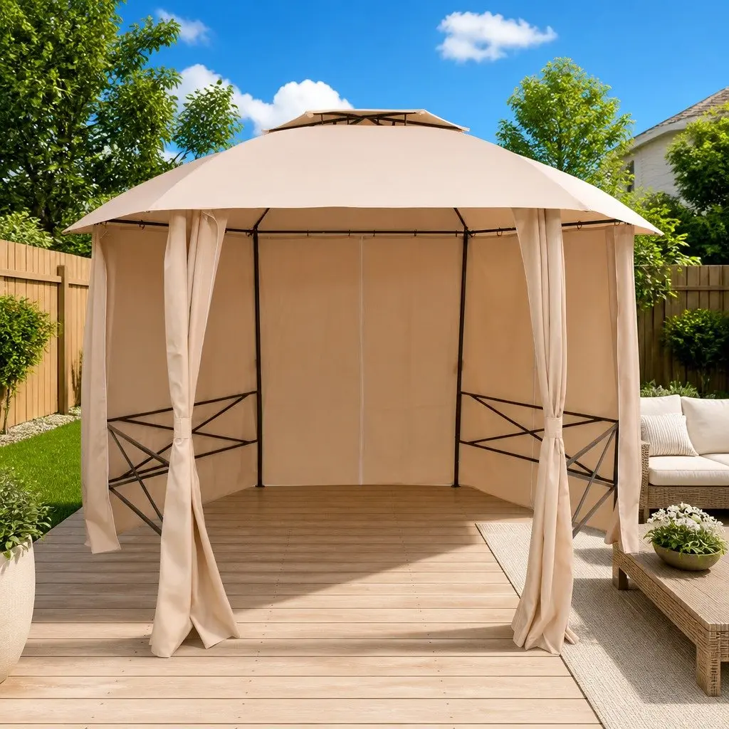 Hexagonal Gazebo for Outdoor Events