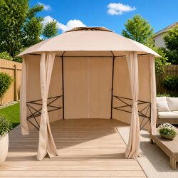 Versatile Hexagonal Gazebo for Outdoor Events