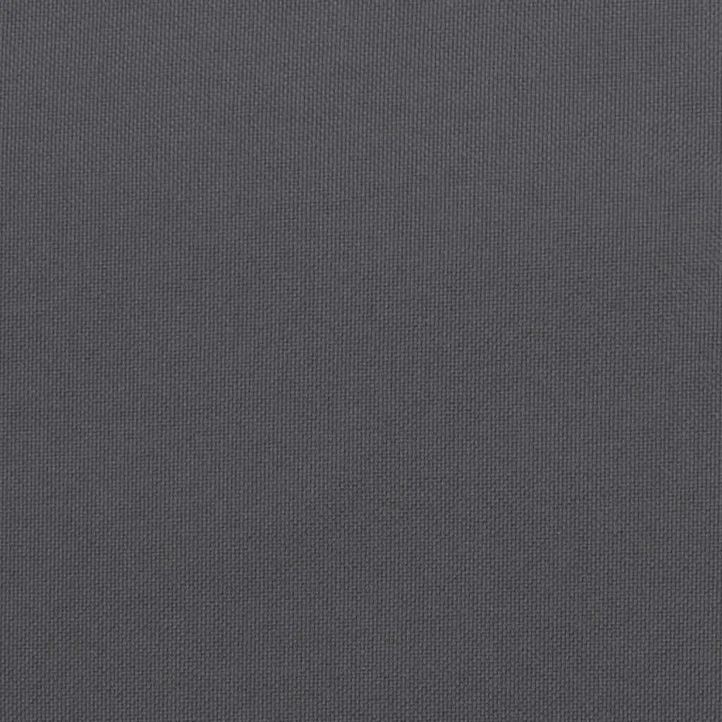 Outdoor Cushion Oxford Fabric Anthracite 100x50x3cm Soft Foam Filling Non-Slip for Garden Bench Patio Furniture