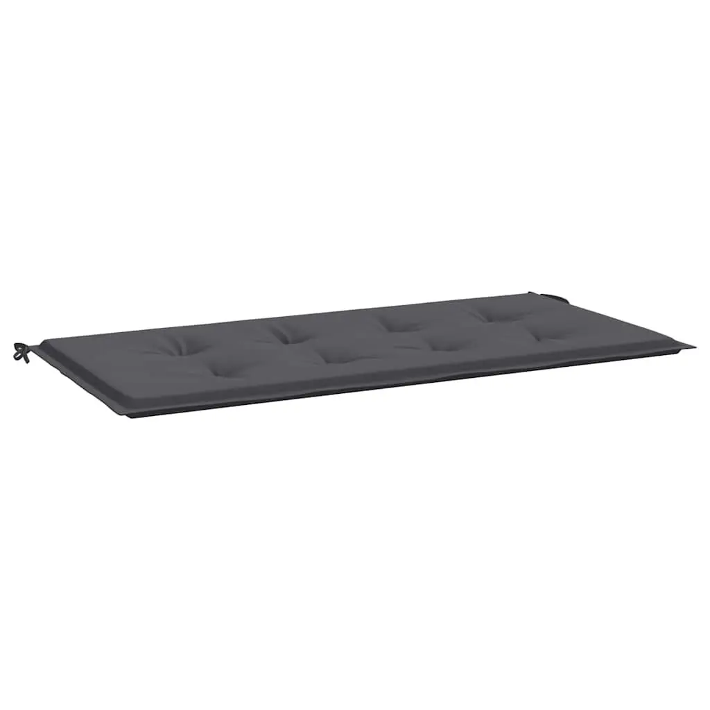 Garden Bench Cushion Anthracite 120x50x3cm Outdoor Patio Seat Pad Oxford Fabric