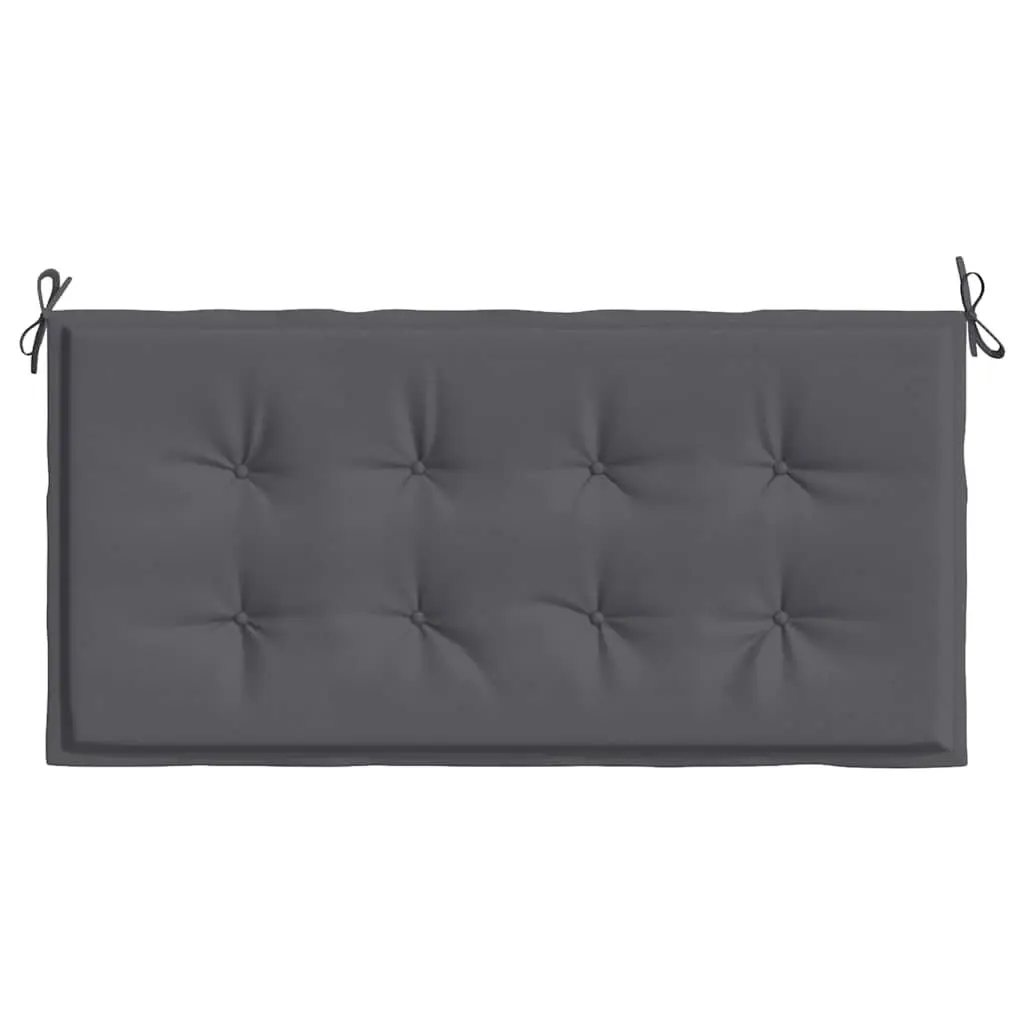 Garden Bench Cushion Anthracite 120x50x3cm Outdoor Patio Seat Pad Oxford Fabric