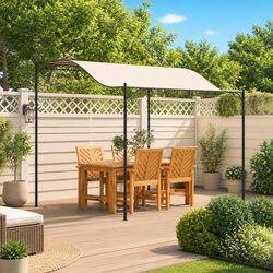 Versatile Cream White Gazebo for Outdoor Family Events