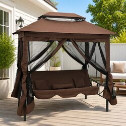 Practical Gazebo Swing Bench for Your Home