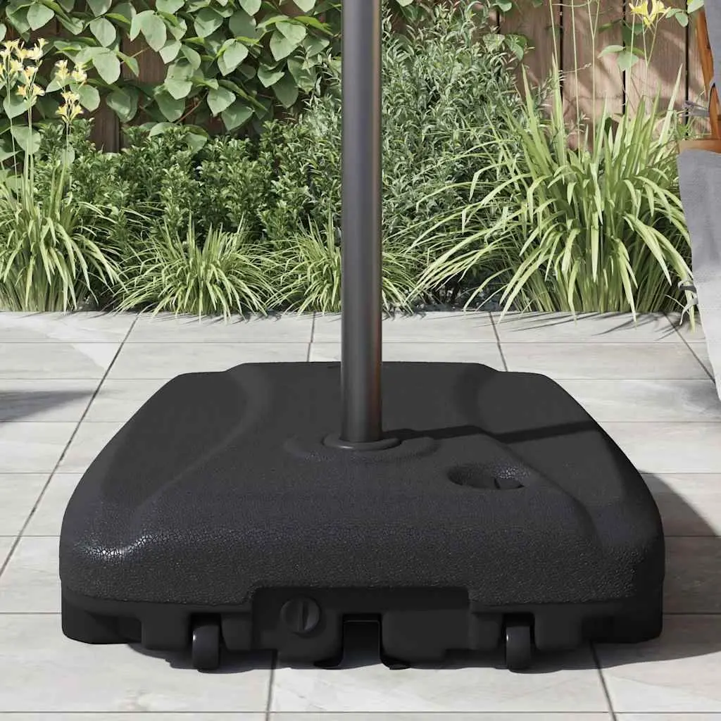 Outdoor Umbrella Stand Mobile Base Plastic Black