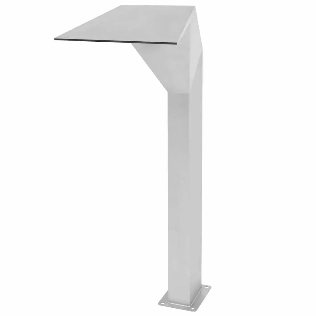 Pool Fountain Stainless Steel 50 x 30 x 90 cm Silver Water Feature Garden Decor Outdoor