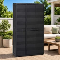 Versatile Outdoor Garden Storage Cabinet for Organizing