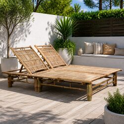 Ideal 2-Person Lounger for Your Garden Relaxation