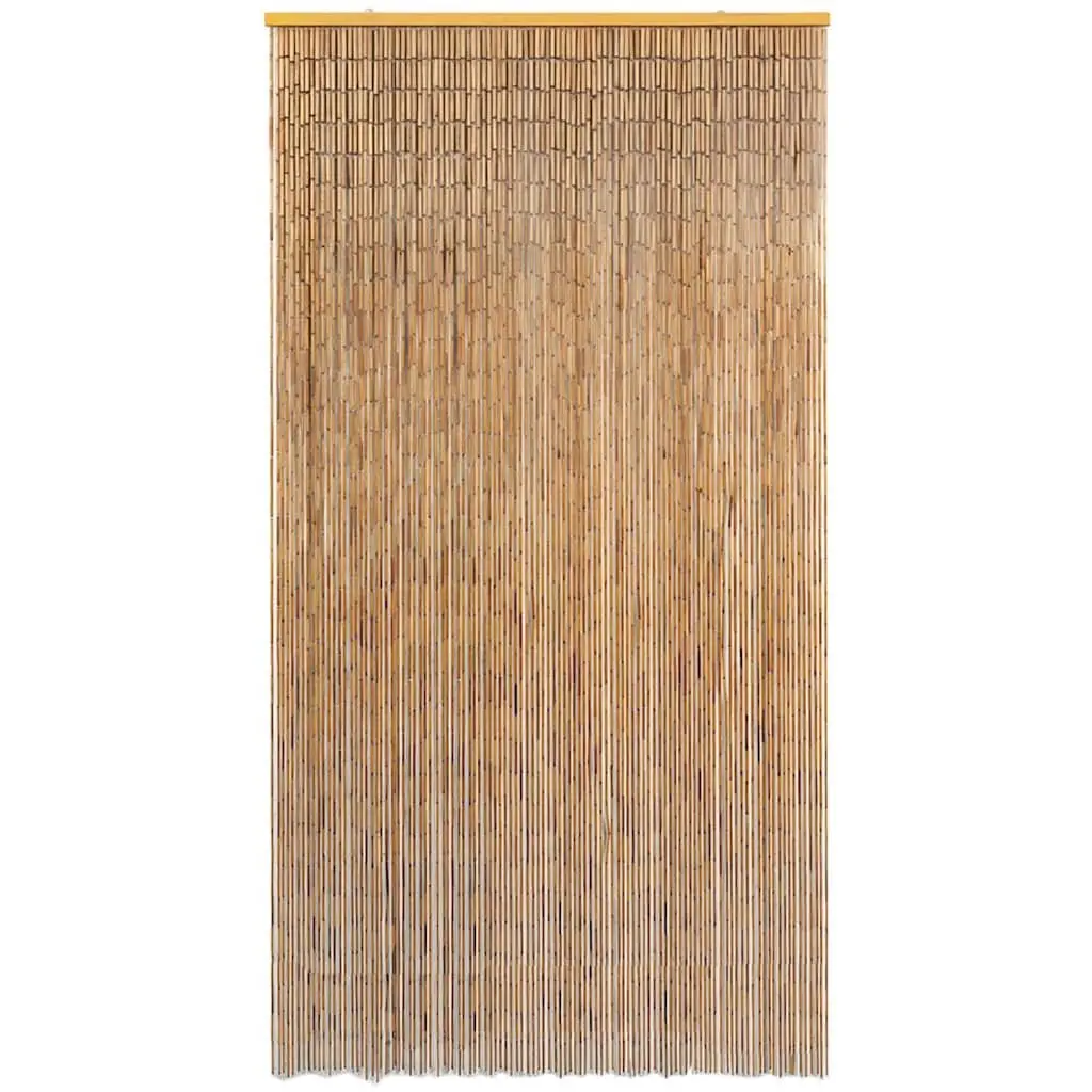 Bamboo Door Curtain Brown 120x220 cm Insect Screen Privacy Window Decor