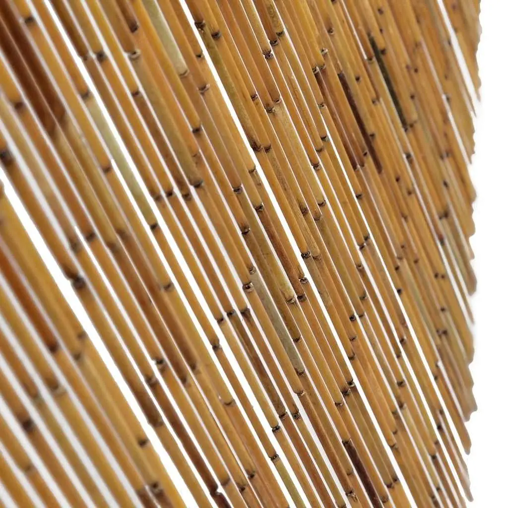 Bamboo Door Curtain Brown 120x220 cm Insect Screen Privacy Window Decor