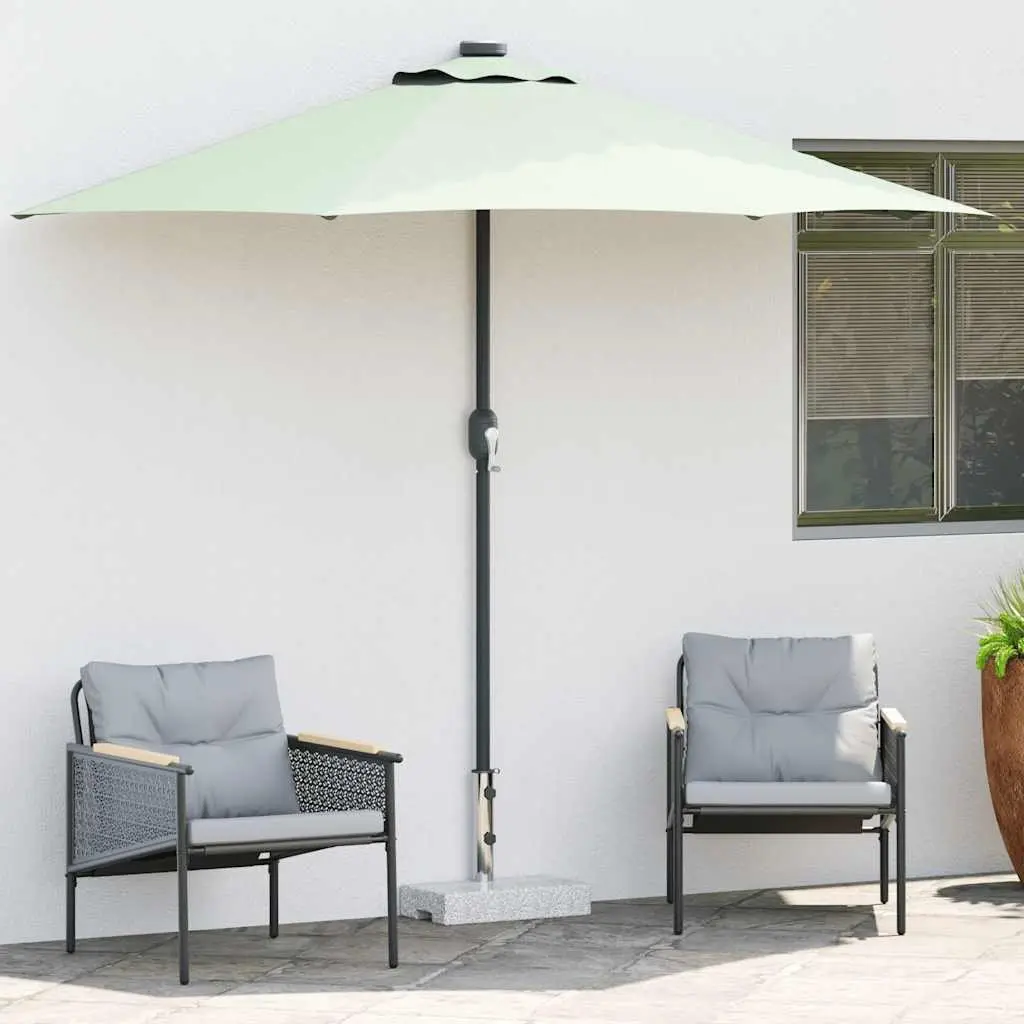 Rectangular Granite Parasol Base 25kg Heavy Duty Outdoor Umbrella Stand Grey