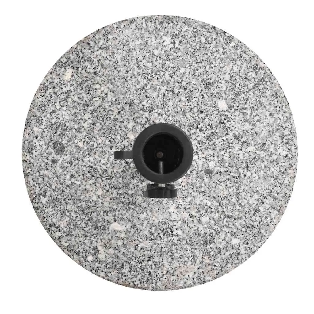 20 kg Round Granite Parasol Base for Outdoor Use