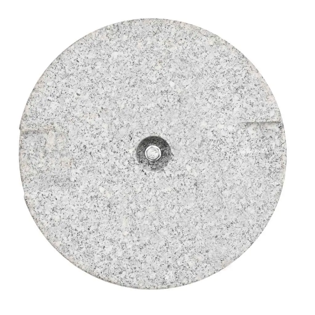 20 kg Round Granite Parasol Base for Outdoor Use