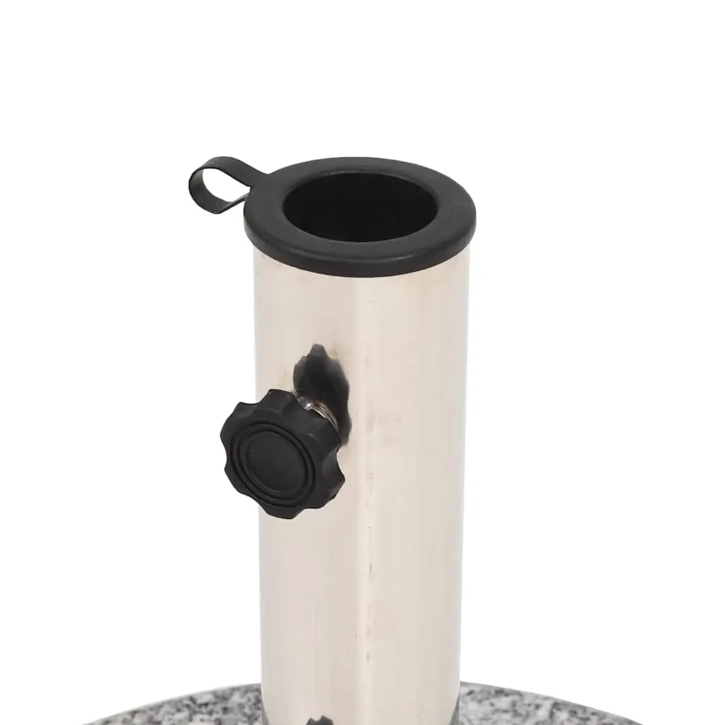 20 kg Round Granite Parasol Base for Outdoor Use
