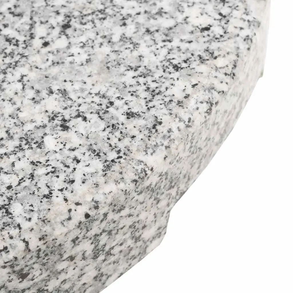 20 kg Round Granite Parasol Base for Outdoor Use