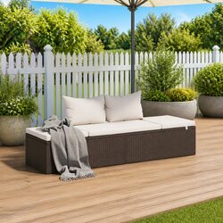 Versatile Outdoor Lounge Bed for Gardens and Patios