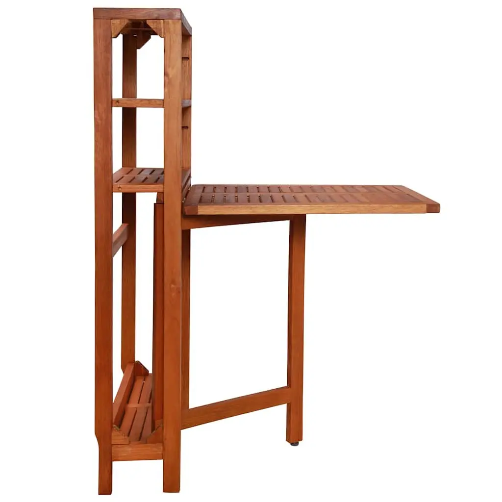 3 Piece Folding Bistro Set Outdoor Furniture Brown Wooden Garden Patio Chairs