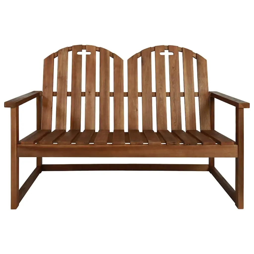 4 Piece Outdoor Lounge Set Brown Solid Acacia Wood Garden Patio Furniture