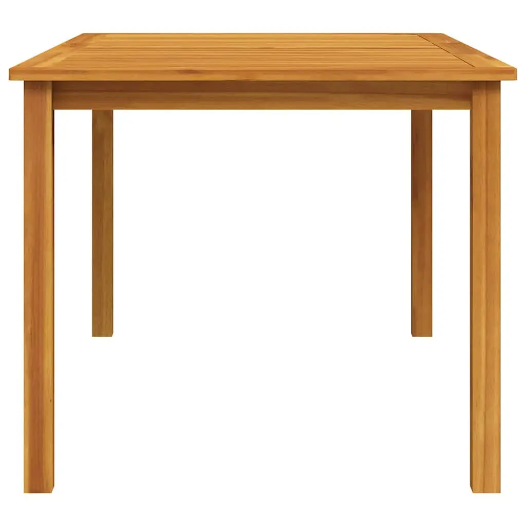 Outdoor Dining Table Brown Solid Acacia Wood 150x90x74cm Garden Patio Furniture