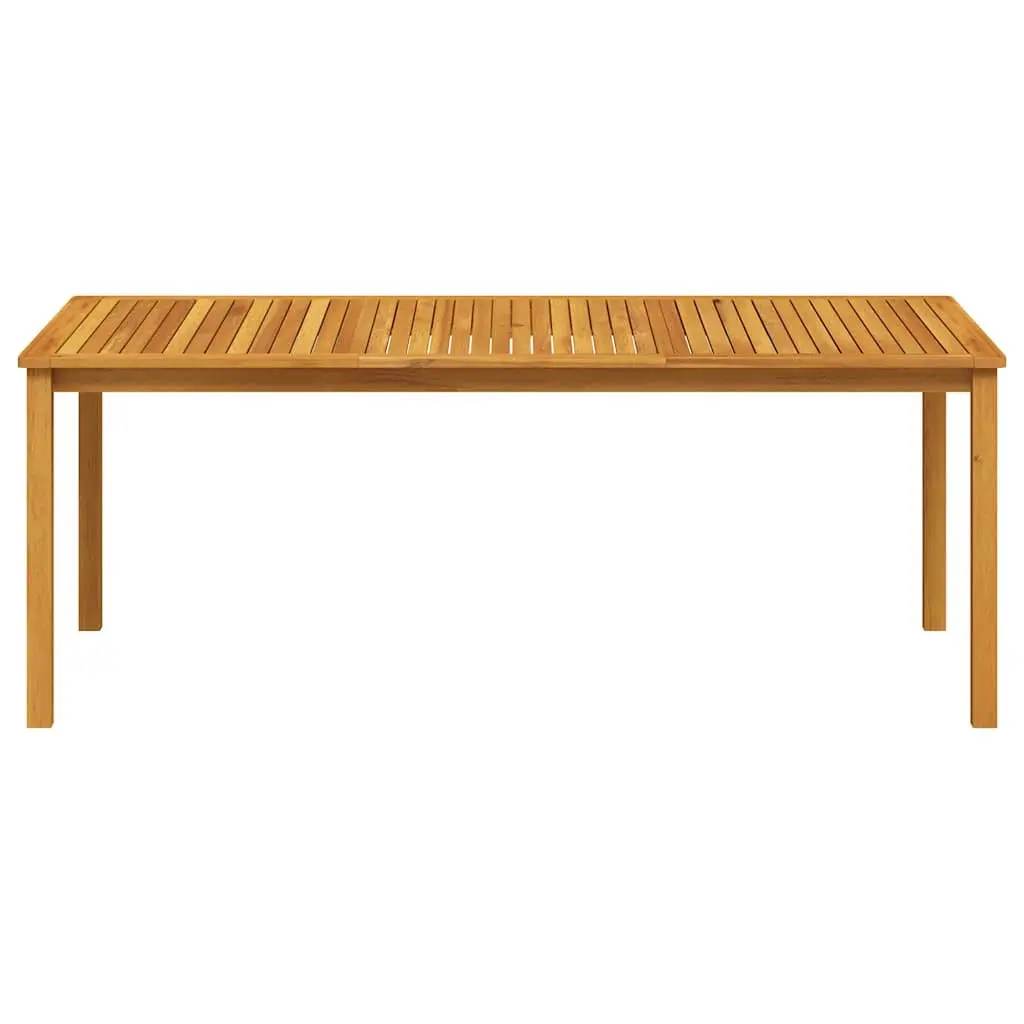 Outdoor Dining Table Solid Wood Garden Patio Furniture Brown 200x100cm