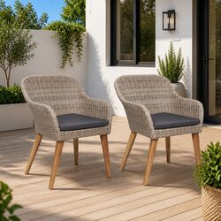 Ideal for Outdoor Gatherings: Dining Chairs Set of 2
