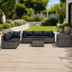 Versatile 7-Piece Garden Sofa Set for Outdoor Comfort