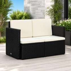 Versatile 2-Seater Sofa for Gardens and Patios