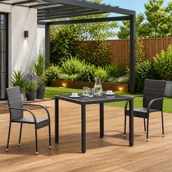 Versatile Outdoor Stackable Chairs for Garden and Patio