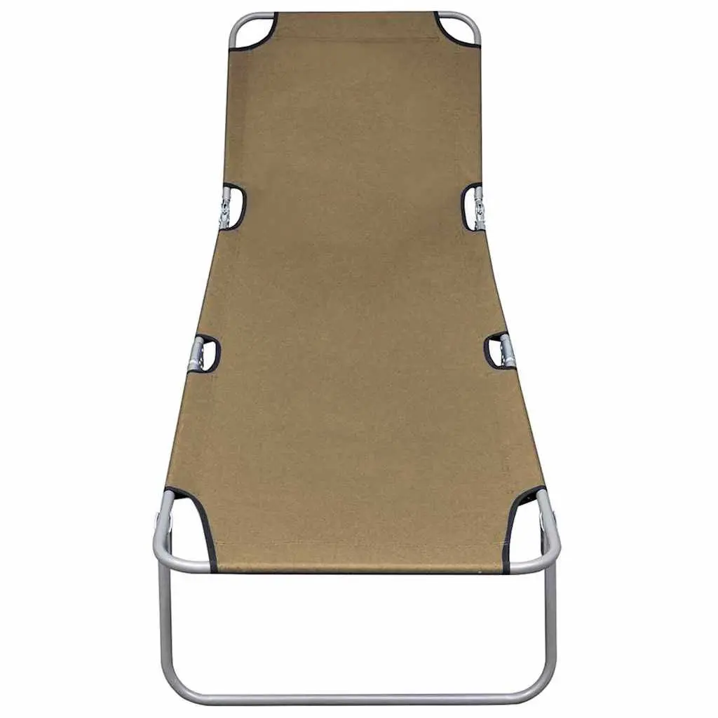 Sun Lounger for Garden and Beach Use
