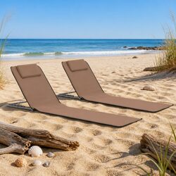 2-Piece Folding Beach Mats for Outdoor Use