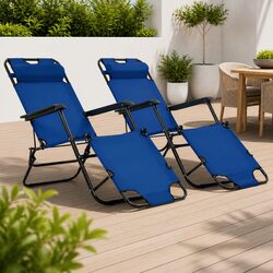 Versatile Folding Loungers for Your Backyard or Beach Outings