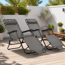 Folding Sun Loungers for Outdoor Use